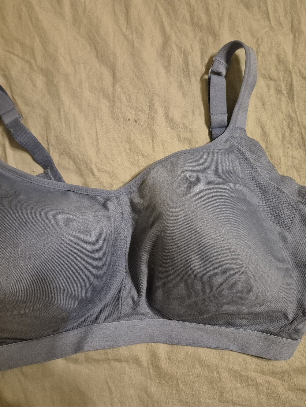 Warners Light Blue Wireless Comfort Bra - Women Intimates & Sleepwear